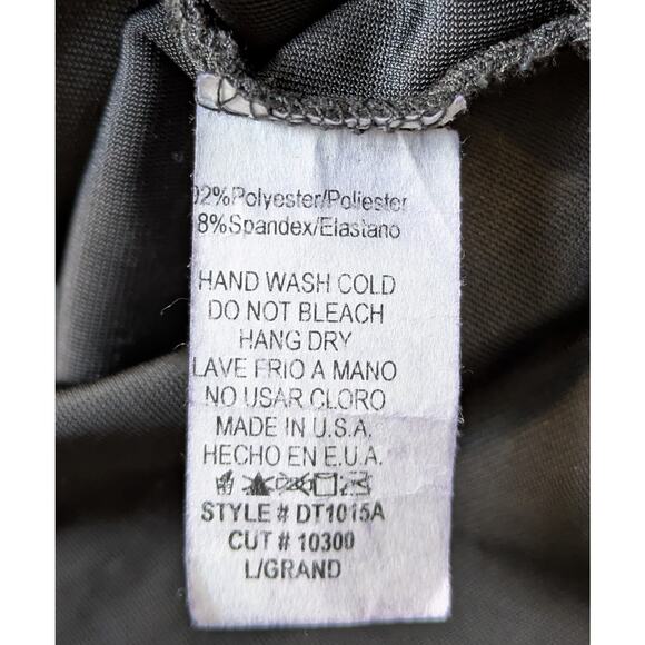 Promesa USA Boho Stretch Velvet Embroidered Floral Bell Sleeve Top Size Large - Picture 8 of 9